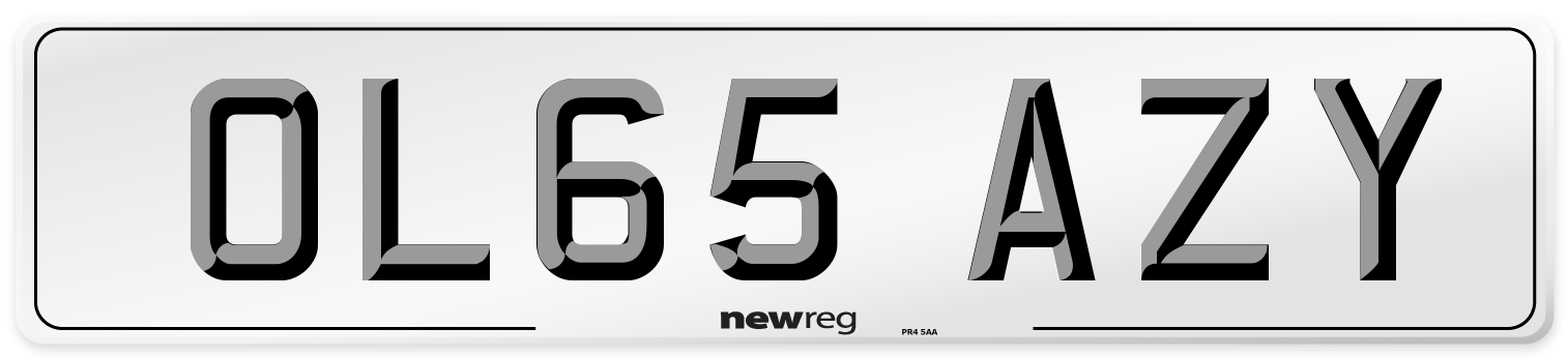 OL65 AZY Number Plate from New Reg